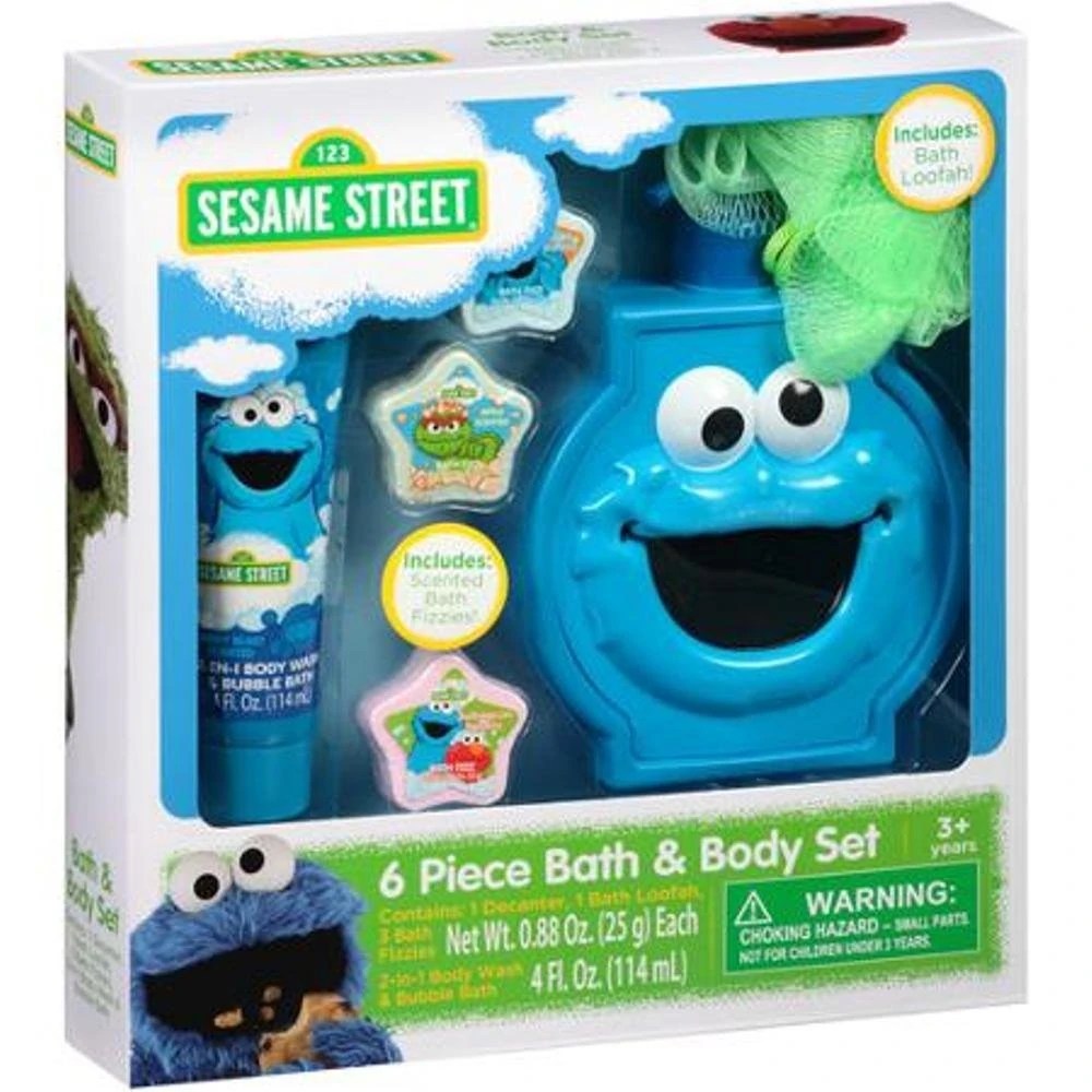 Sesame street bathroom decor set