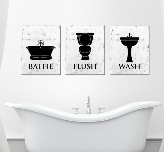 Bathroom wall ideas decor