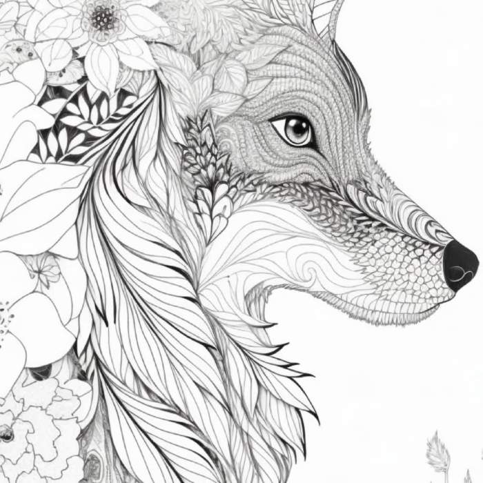 Animal coloring pages medium