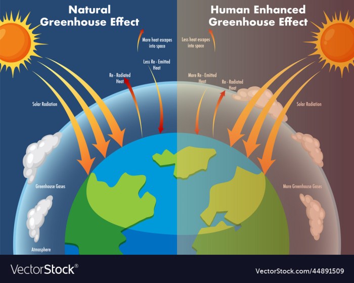 What is the greenhouse effect drawing easy