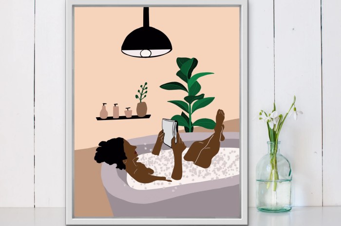 African american bathroom decor