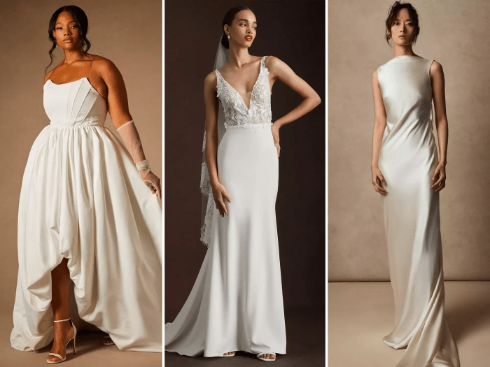 Wedding dresses simple elegant