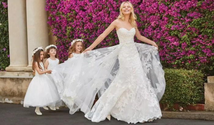 Wedding dresses for tall brides