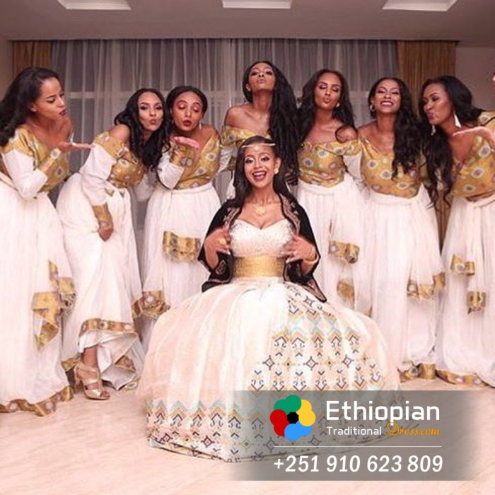 Ethiopian traditional wedding dresses