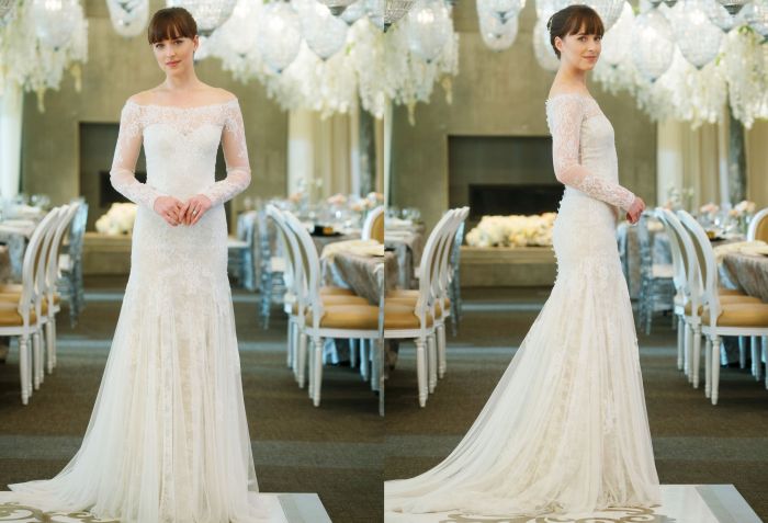 Anastasia steele wedding dress